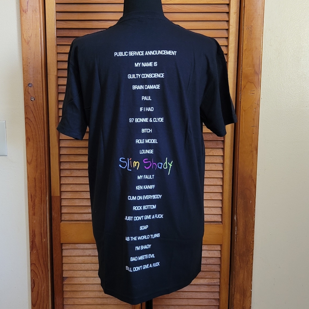 NWOT Eminem Slim Shady LP Album Tee Shirt Size Small - Picture 3 of 4
